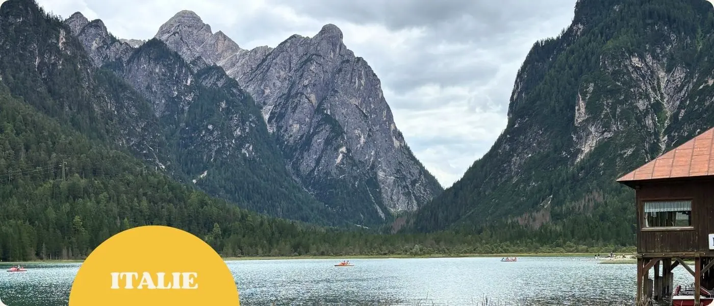 vue sur le lago di dobbiaco