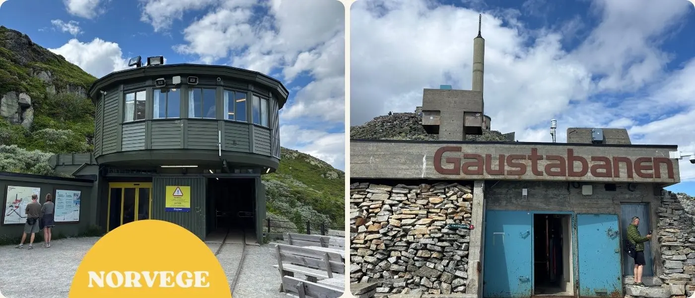 ascension du gaustatoppen par le gaustabanen