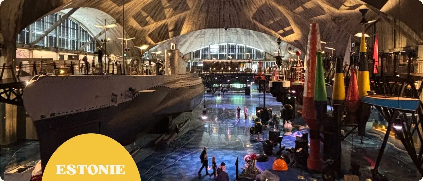 musée de la marine de Tallin, à Lennusadam, avec sous marin